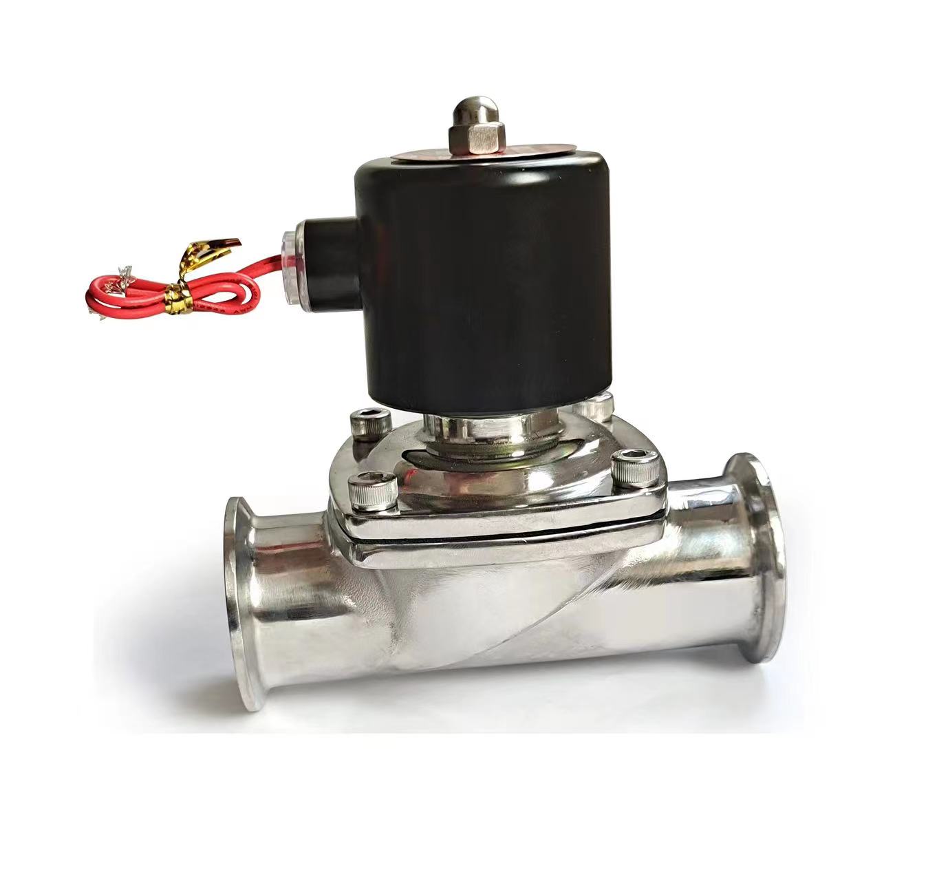 卡箍卫生级电磁阀